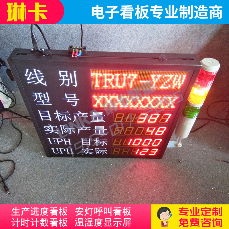 安燈呼叫電子看板?帶三色報(bào)警燈