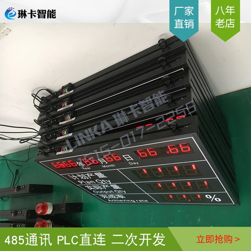 計劃實際完成率生產(chǎn)電子看板