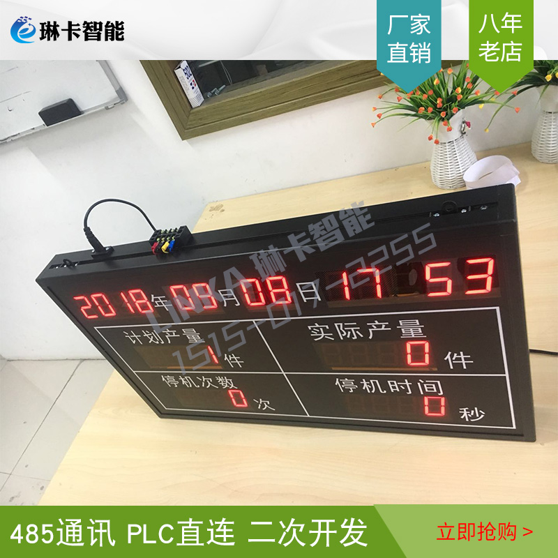 計(jì)劃產(chǎn)量電子看板