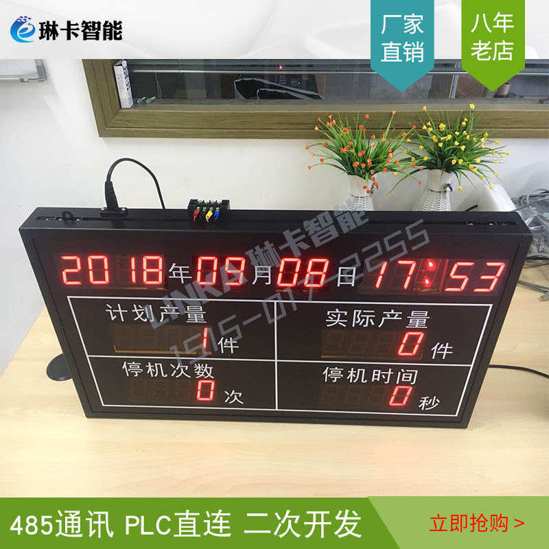 計(jì)劃產(chǎn)量電子看板