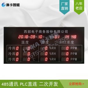 室內溫室環(huán)境信監(jiān)測息電子看板?