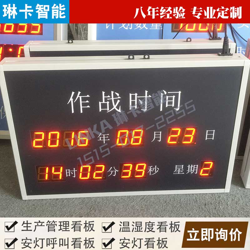 部隊(duì)人武部作戰(zhàn)時間看板